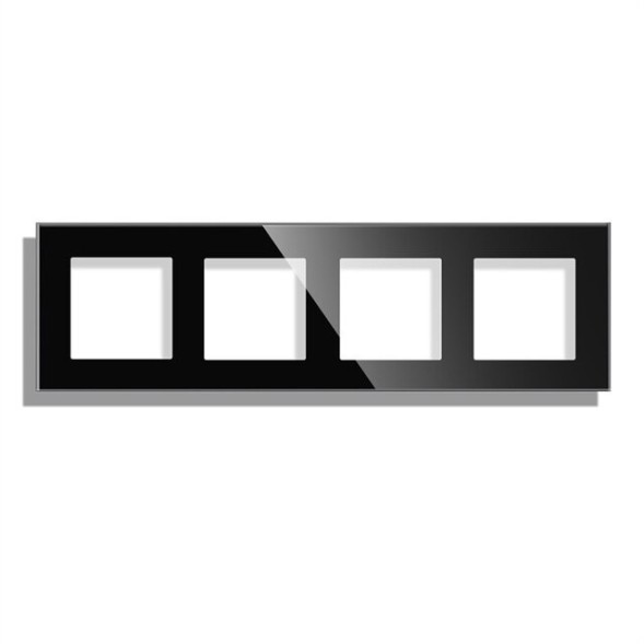 Рамка на четыре поста из стекла | 4 цвета