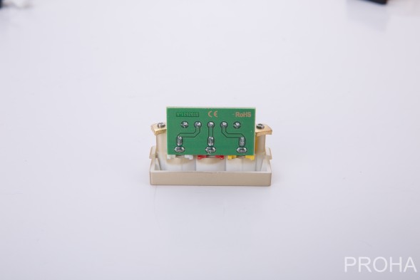 Розетка Audio-Video (тюльпаны)